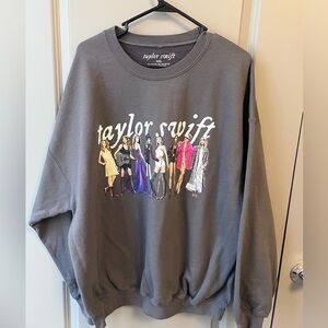 Taylor Swift Eras Dark Gray Pullover